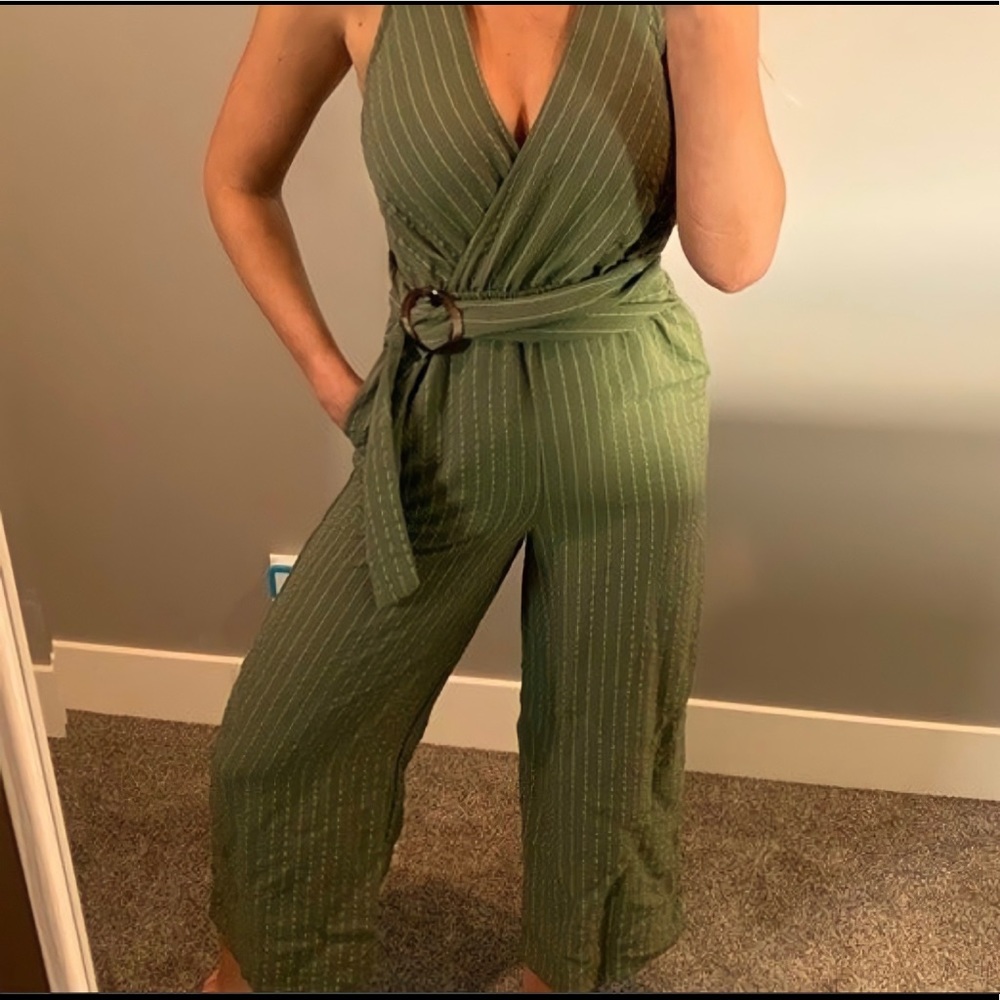 Flying Tomato Green Jumpsuit